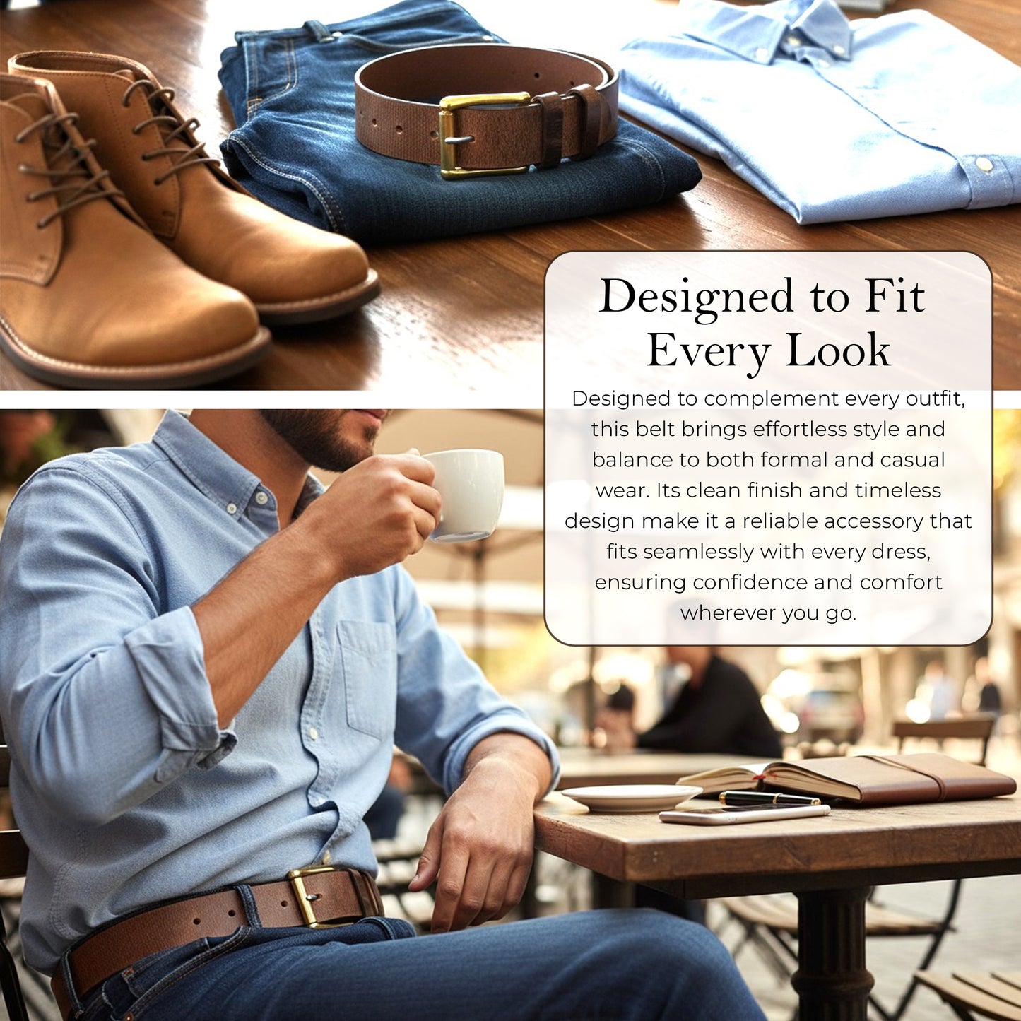 Mens Belts Leather Full Grain, Buffalo Leather, Handmade By Amish, (38mm) Width & (3.6mm) Thickness (Crazy Brown) TOPNOTCH WORLD