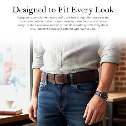 Mens Belts Leather Full Grain, Buffalo Leather, Handmade By Amish, (38mm) Width & (3.6mm) Thickness (Wine) TOPNOTCH WORLD