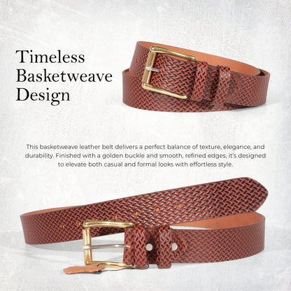 Mens Belts Leather Full Grain, Buffalo Leather, Handmade By Amish, (38mm) Width & (3.6mm) Thickness TOPNOTCH WORLD
