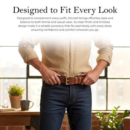 Mens Belts Leather Full Grain, Buffalo Leather, Handmade By Amish, (38mm) Width & (3.6mm) Thickness (Mustard) TOPNOTCH WORLD
