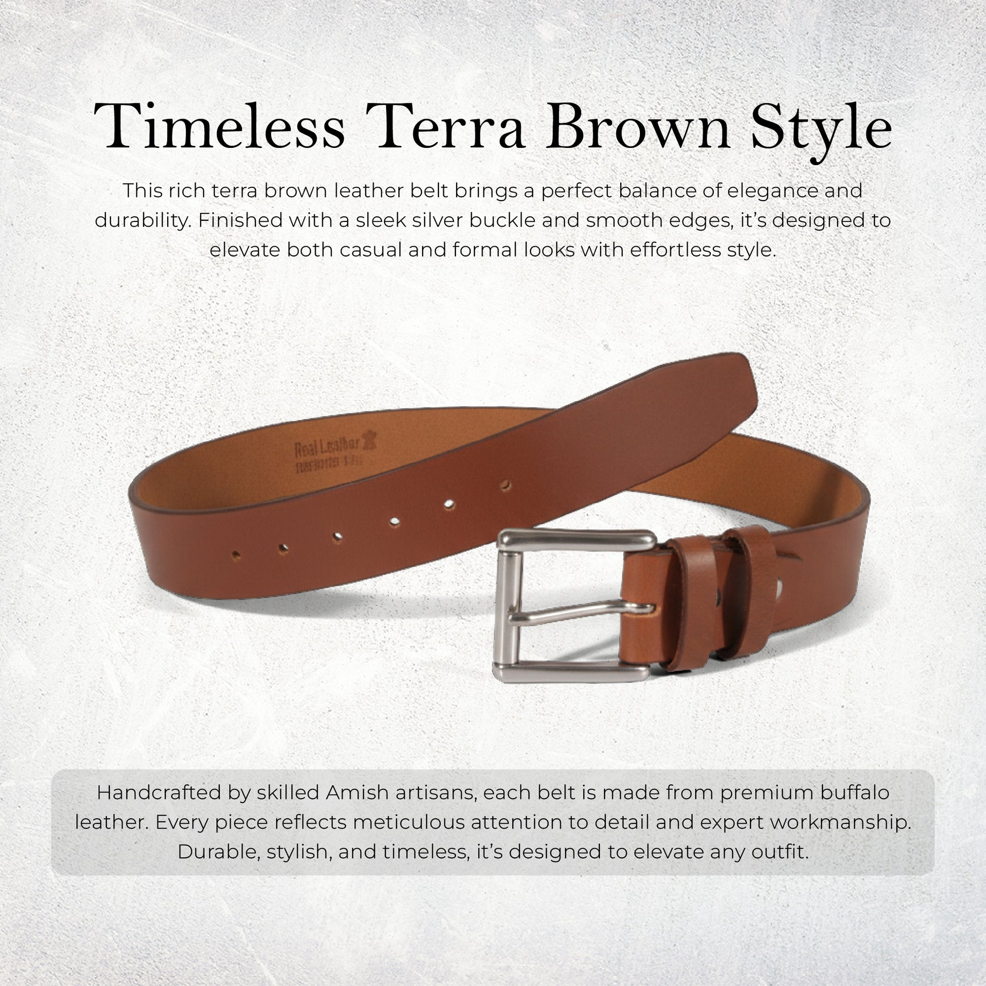 Mens Belts Leather Full Grain, Buffalo Leather, Handmade By Amish, (38mm) Width & (3.6mm) Thickness (Basketweave) TOPNOTCH WORLD