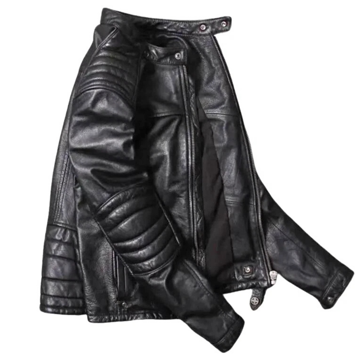 Leather Jacket Men, Genuine Lambskin Leather, Biker Style Jacket Casual & Outdoor Wear TOPNOTCH WORLD